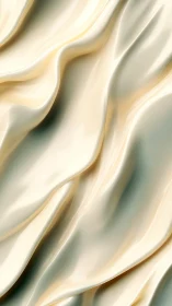 Pearlescent fluid folds with glossy specular highlights