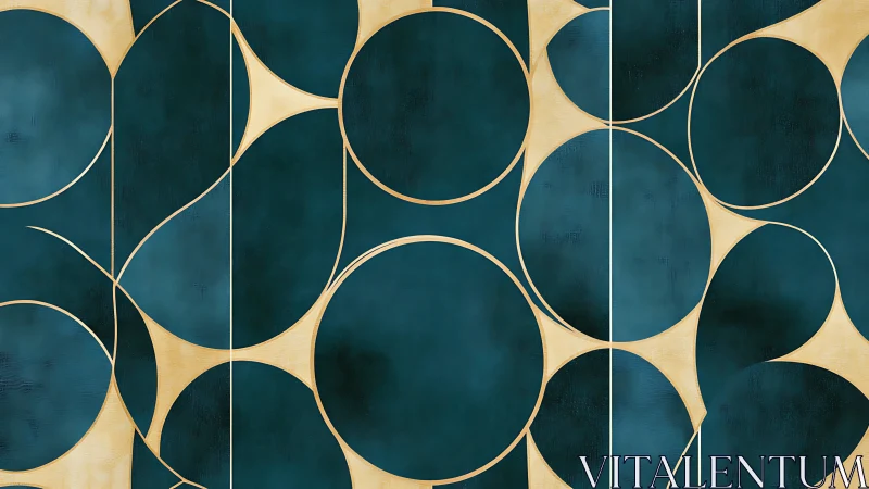 Emerald moonwheel geometry wrapped in brushed gold hush.