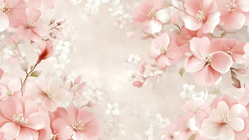 Whispered Petals Dance Through Creamy Reverie.