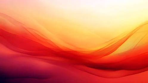 Sunrise currents of molten color flowing across silence.