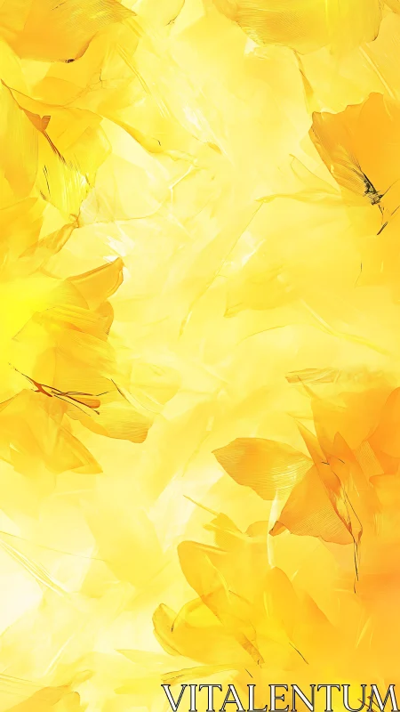 Sunlit petals drift through a golden abstract daydream.