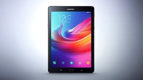 Samsung Tablet with Vibrant Digital Display.