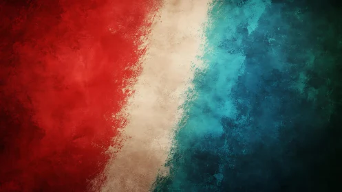 Abstract tricolor textured background with red, white, and blue hues.