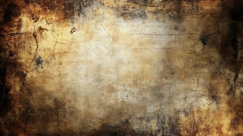 Textured grunge background with warm distressed patina.