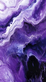 Violet galaxies melt into swirling rivers of cosmic paint