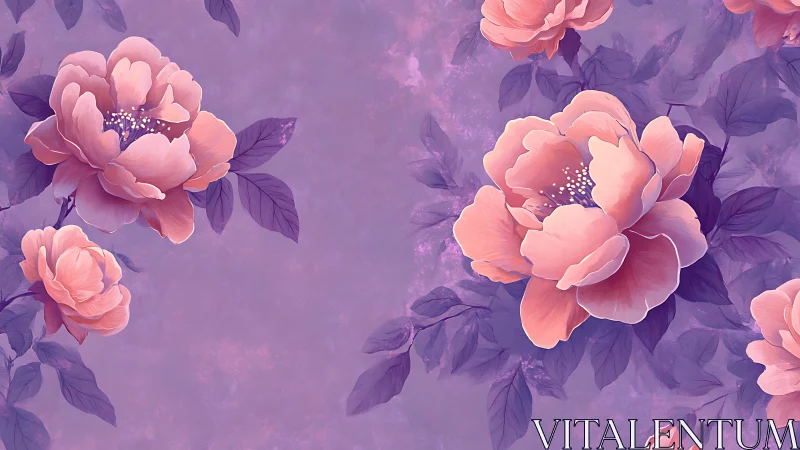 Velvet Petals Dancing in Lavender Dreams.