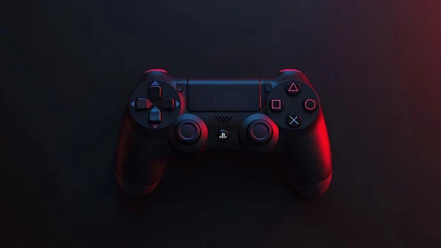 Crimson DualSense: PlayStation's Neon-Drenched Gaming Gambit.