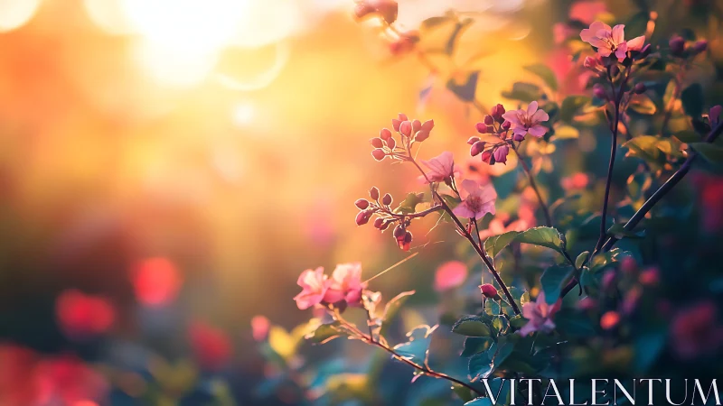 Golden Hour Botanical Study: Depth Through Selective Focus.