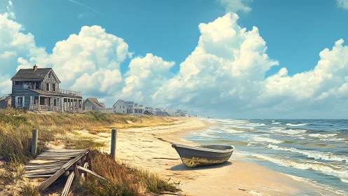 Seaside Sanctuary: Where Salt-Worn Dreams Meet Sandy Refuge