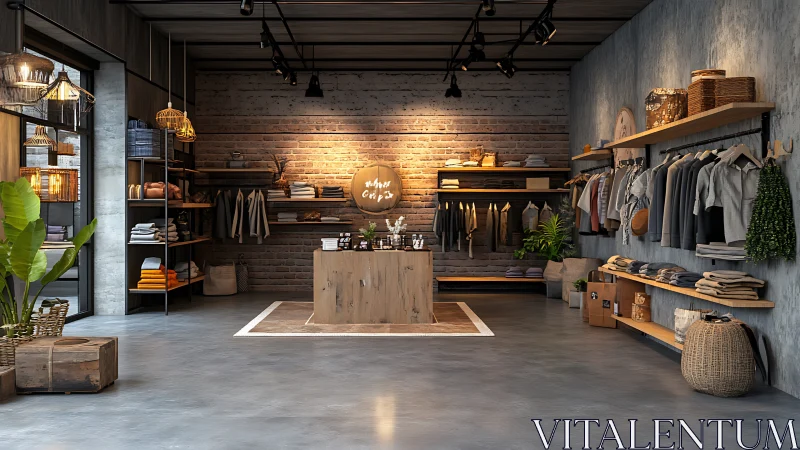 Loft-style boutique nestles warmth into polished concrete calm