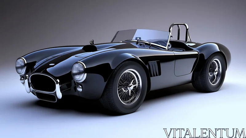 Midnight roadster ready for timeless open‑air adventures.