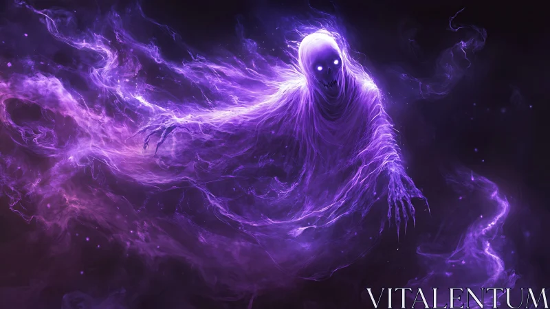 Spectral plasma entity emerging via luminescent vortex field.