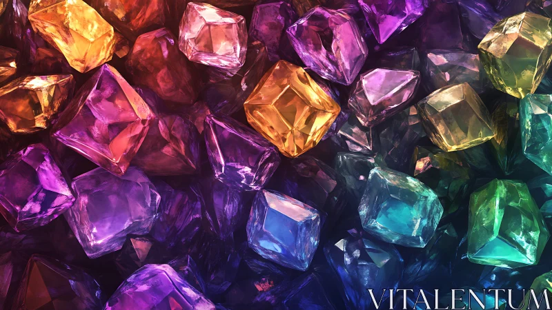 High refractive index prisms display spectral caustics and depth