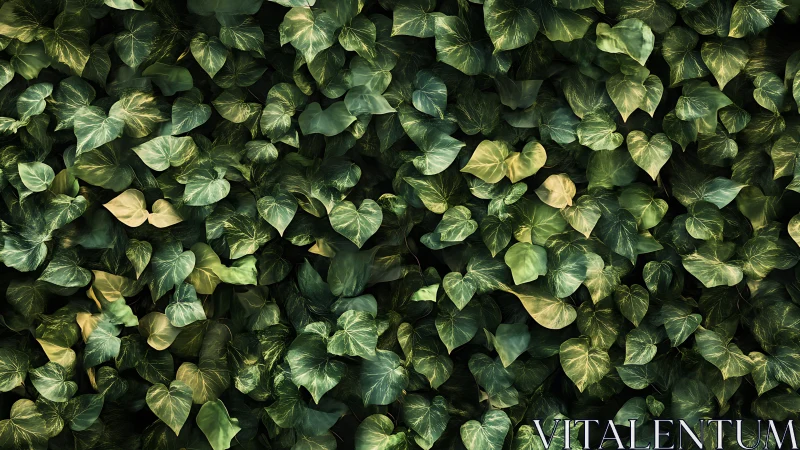 Dense ivy leaf matrix with high-frequency tonal variation.
