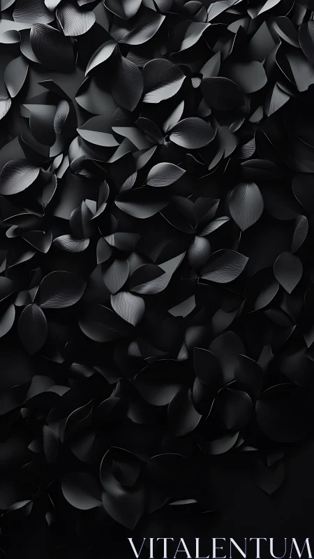 Velvet shadow petals drifting across a midnight canvas.
