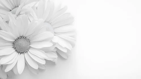 White Daisies in Soft Focus Composition.