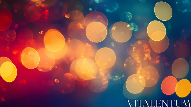 Colorful abstract bokeh lights with soft focus and vibrant hues.