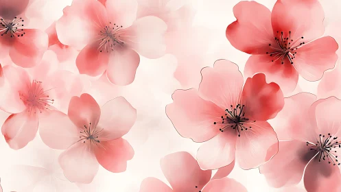 Soft-Focused Floral Composition with Petal-Based Gradient Rendering.