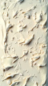 Macro texture study of creamy white spread on flat surface