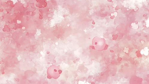 Soft-focus digital composition featuring spherical characters in translucent watercolor rendering