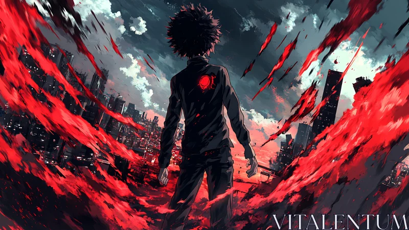 City of embers and storms, where one quiet hero awakens.