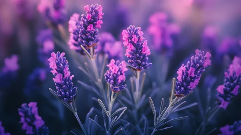 Lavender Dreams in Dreamy Purple Blossoms
