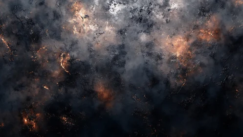 Cosmic Storm of Fire and Shadow.