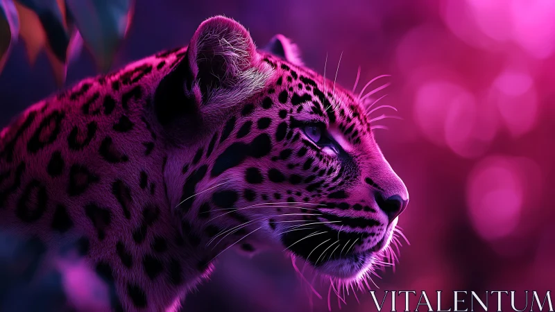 Neon Leopard Profile: Chromatic Luminosity Analysis.