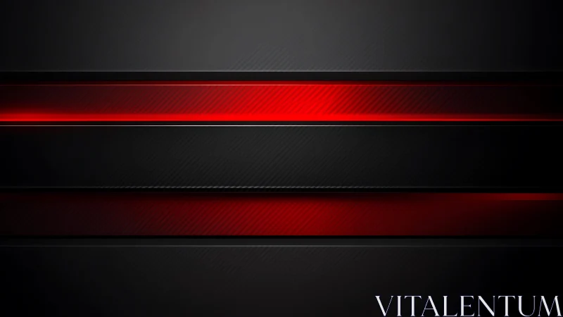 Sleek modern abstract background with black and red metallic stripes.