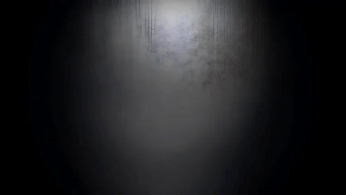 Radial luminance gradient on textured digital void surface.