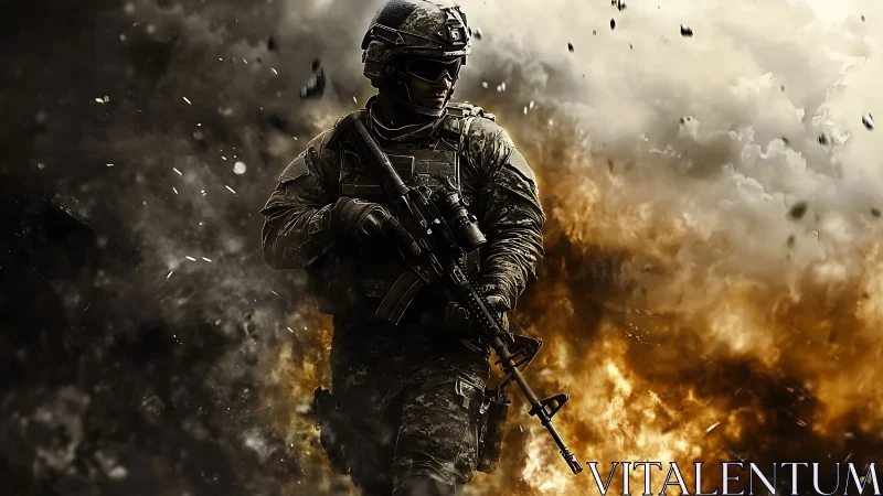 Ballistic shockwave traversal by armored infantry operative.