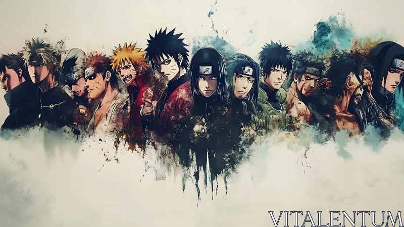 Shinobi storm line splashes across a drifting ink horizon.