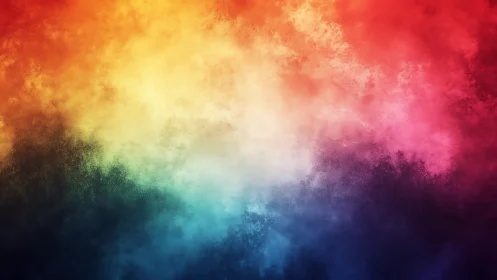 Vibrant multicolor cloud texture with soft gradient light.