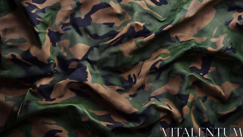 Multilayer Camouflage Textile with Dimensional Fabric Topography
