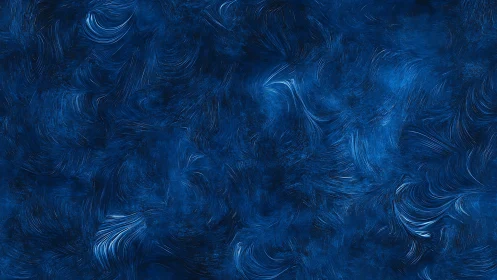 Deep blue textured abstract background with swirling strokes.