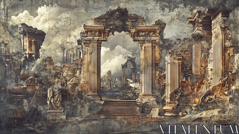 Silent sunlit ruins welcoming curious daydreamers.