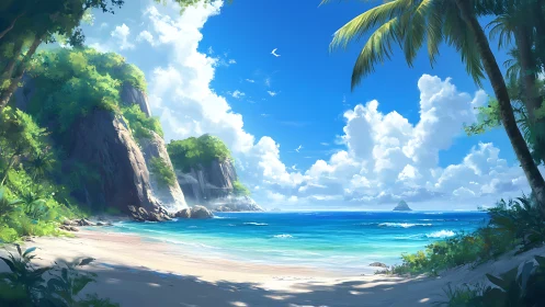 Turquoise Paradise: Where Cliffs Meet Cerulean Dreams.