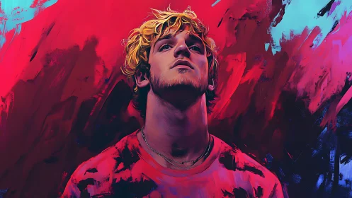 Stormlit dreamer under neon skies of electric resolve.