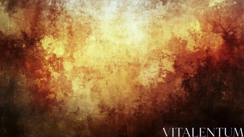 Rust kissed sunlight blooms across a weathered wall of glow