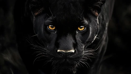 Black Panther's Golden Gaze Captures Your Heart.