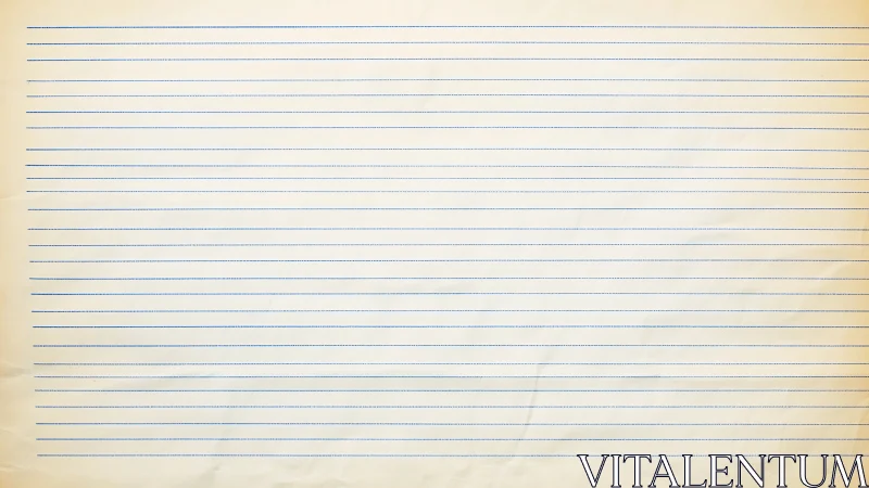 Quiet notebook horizon where blue lines wait for stories.