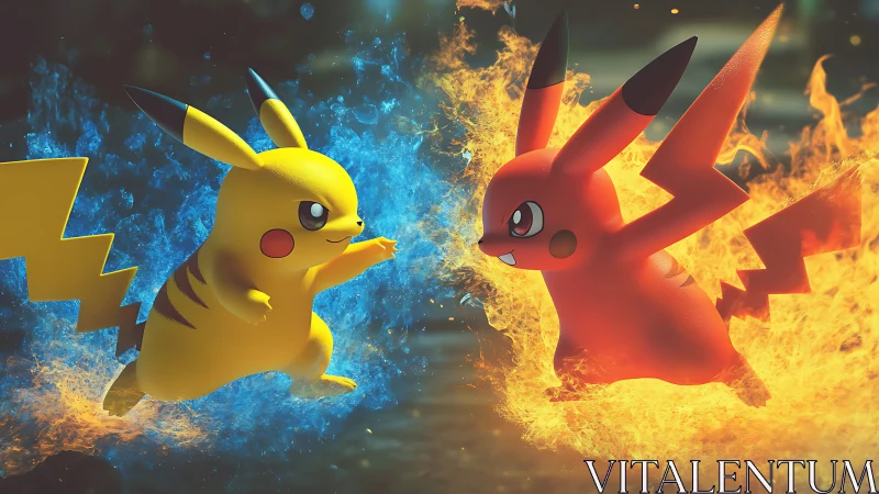 Dual Pikachu Elemental Contrast with Competing Plasma Effects