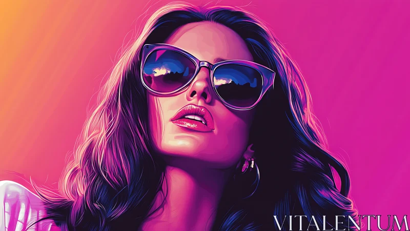 Neon sun-chaser leans into twilight with reflective swagger