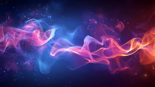 Bicolor luminous energy waves on dark gradient cosmic field