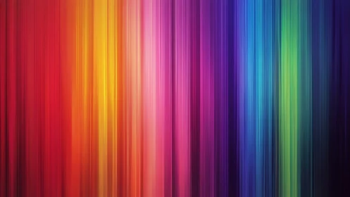Radiant rainbow stripes drifting into a cozy color dream.