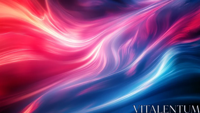 Chromatic plasma waveforms in flowing red blue light field