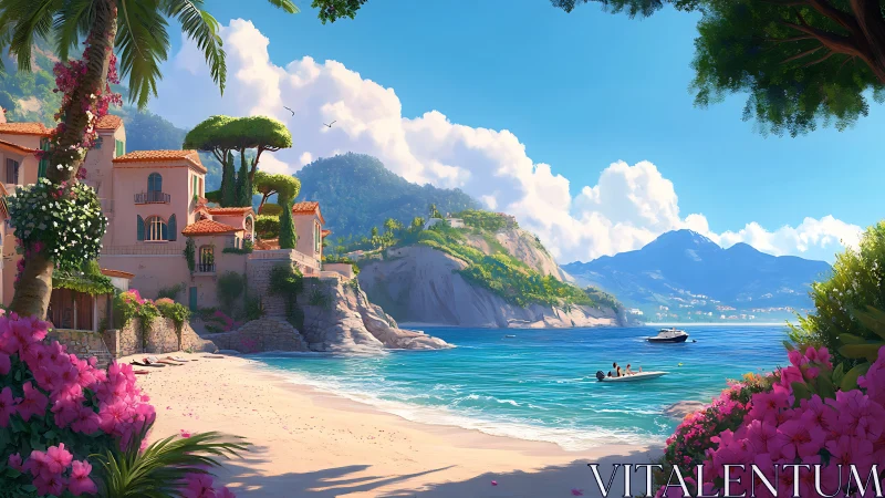 Dreamy Mediterranean Villa Overlooking Turquoise Waters.