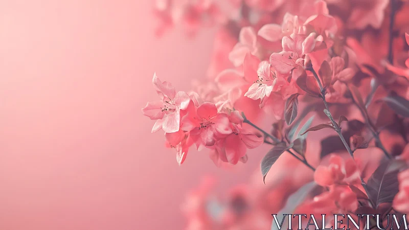 Pink Geranium Dreams in Soft Focus.