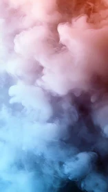 Soft color clouds drifting through a dreamy pastel haze.