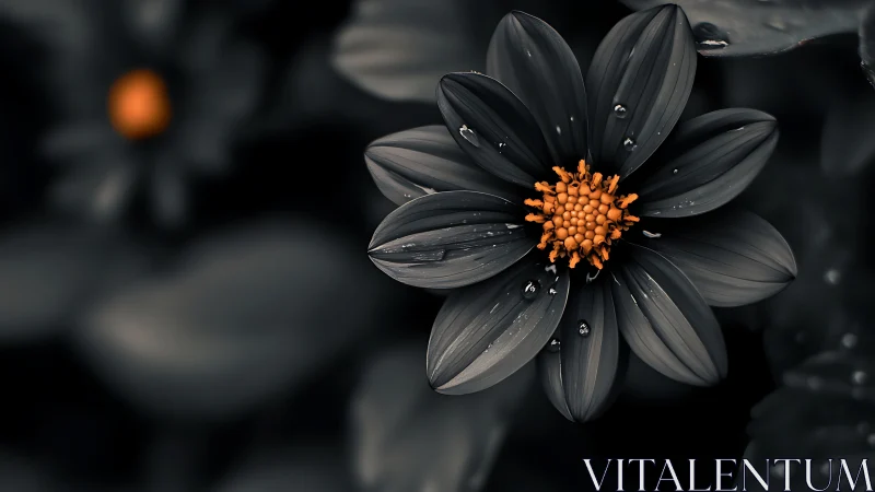 Obsidian Bloom Crowned in Amber Fire.